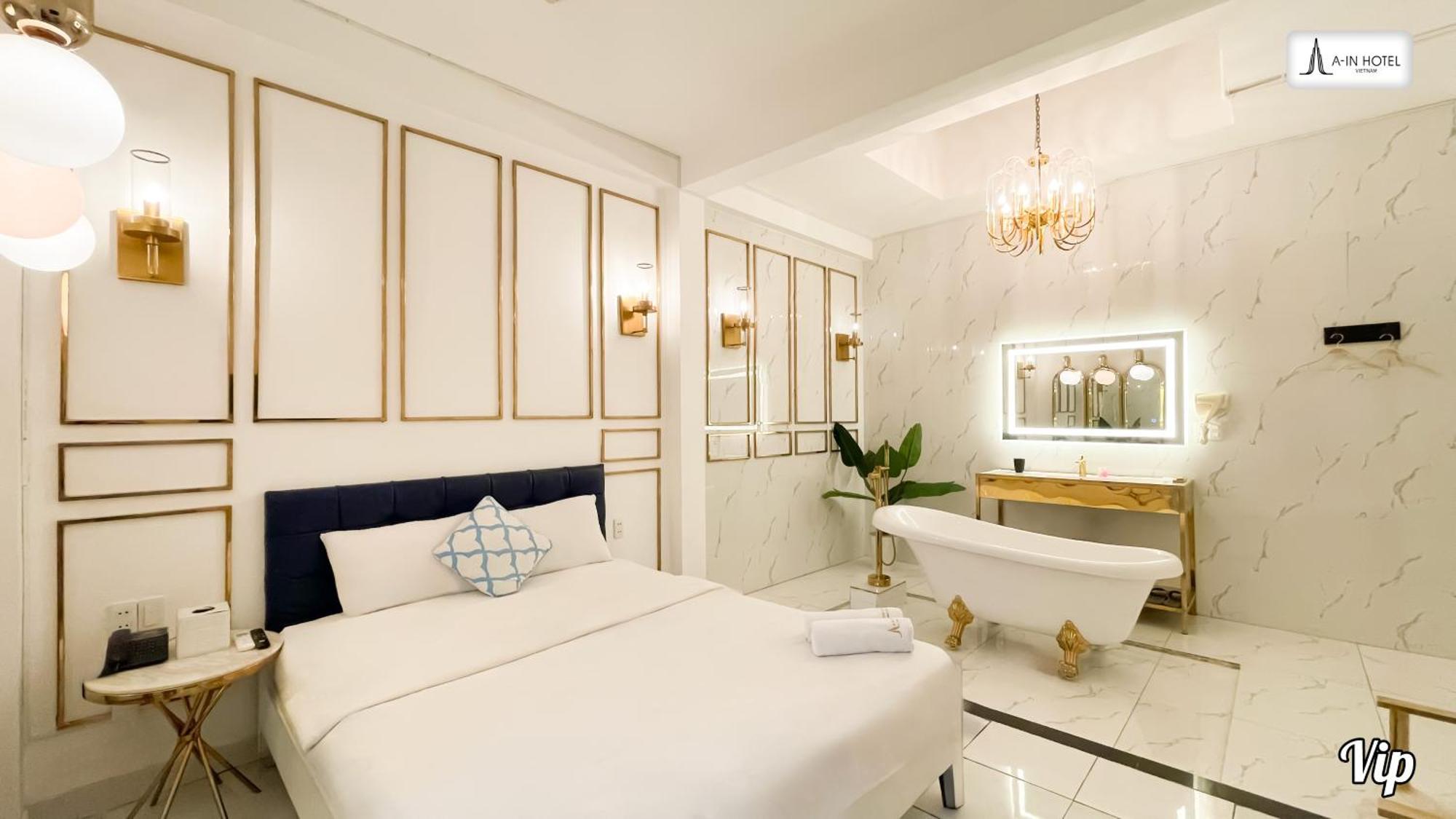 A In Hotel Glamour Ho Chi Minh-staden Exteriör bild