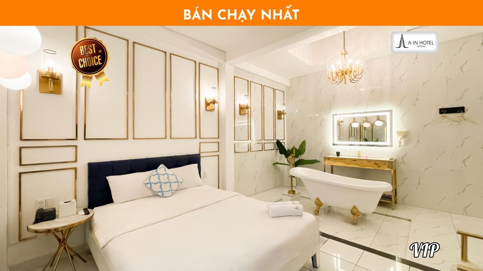 A In Hotel Glamour Ho Chi Minh-staden Exteriör bild