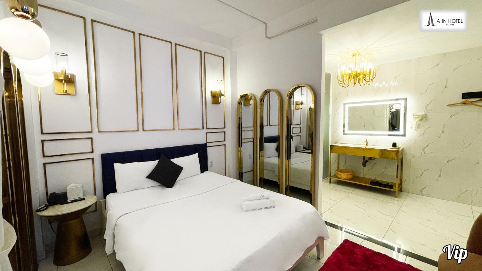 A In Hotel Glamour Ho Chi Minh-staden Exteriör bild