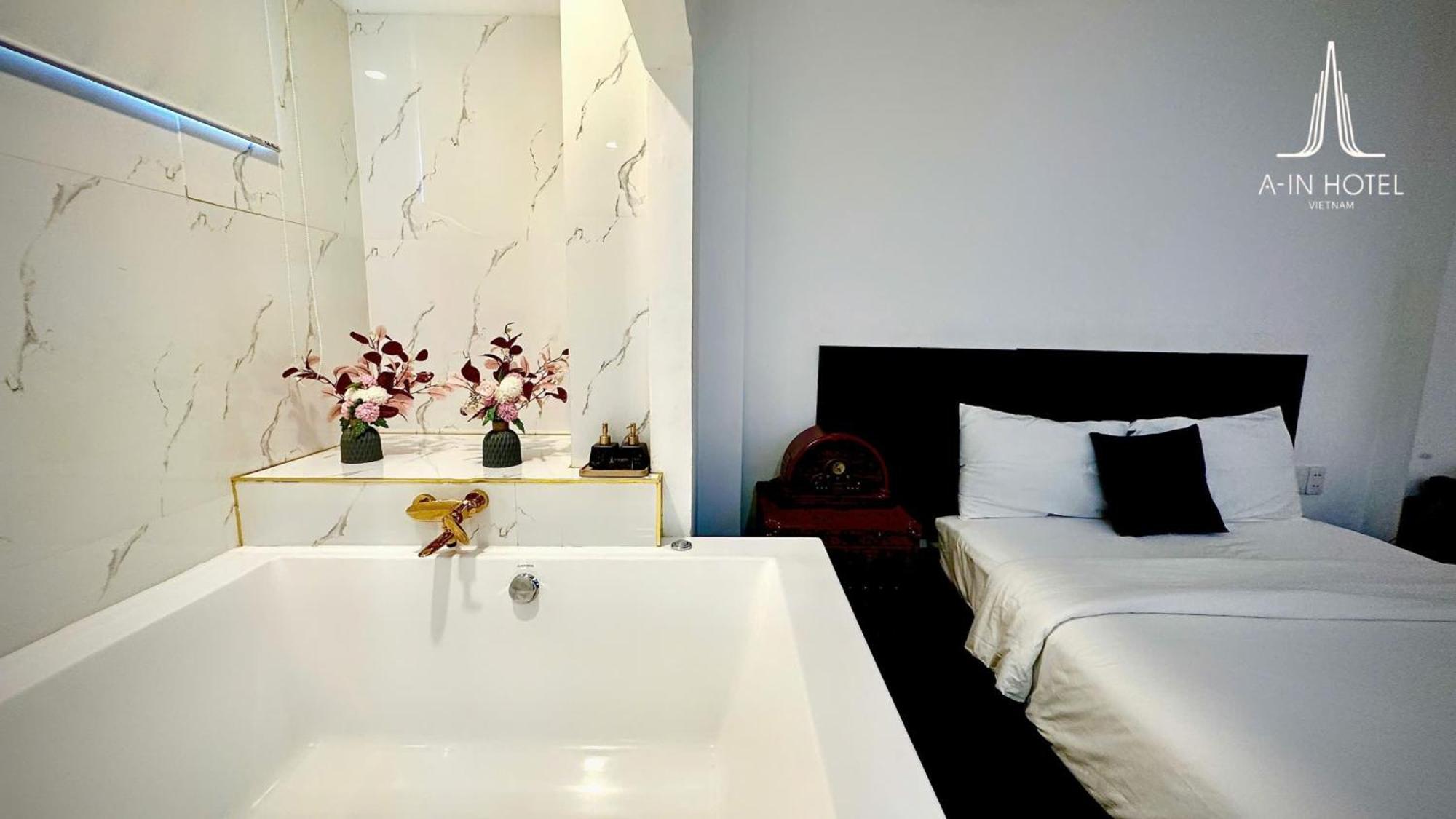 A In Hotel Glamour Ho Chi Minh-staden Exteriör bild