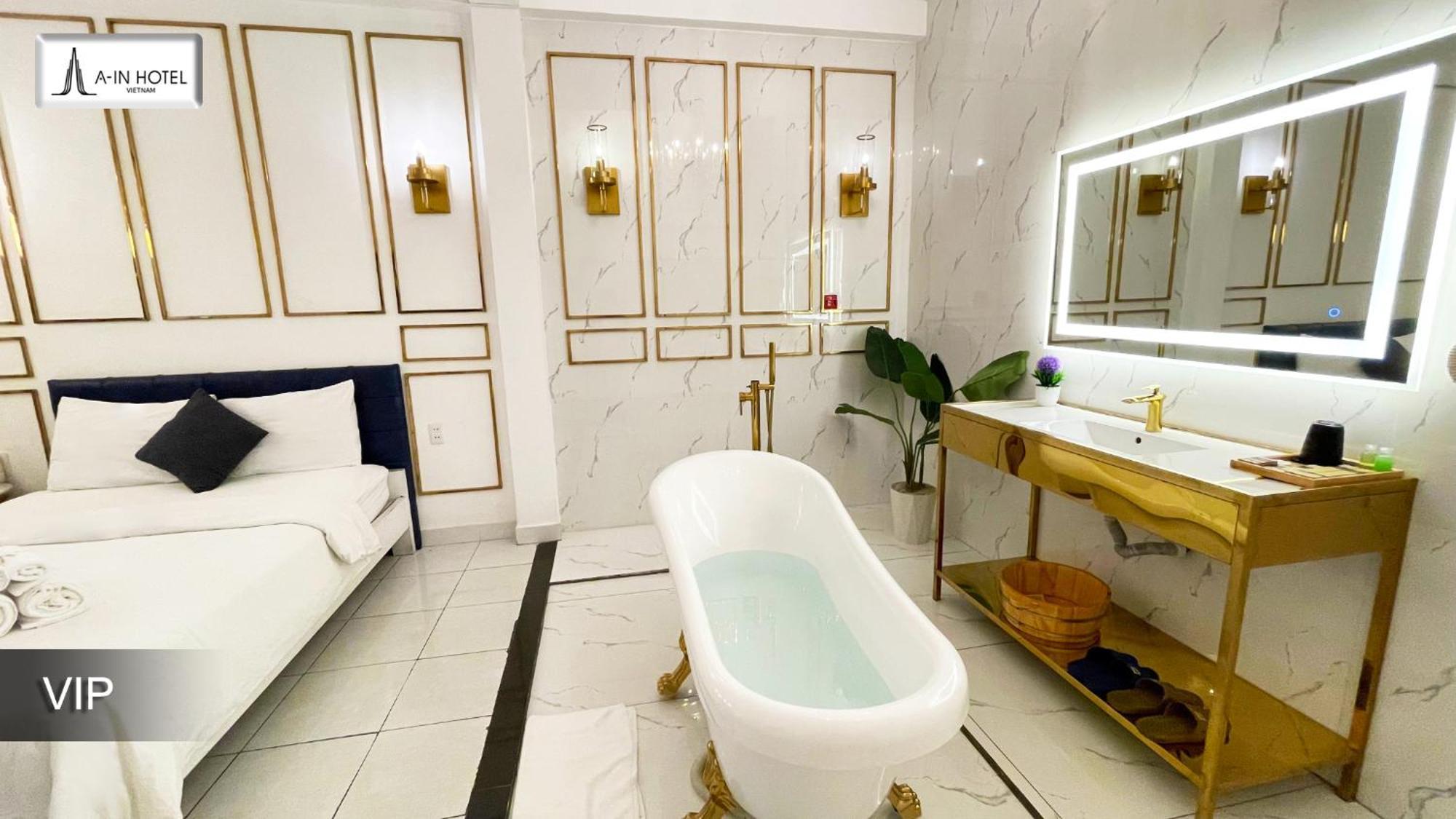 A In Hotel Glamour Ho Chi Minh-staden Exteriör bild
