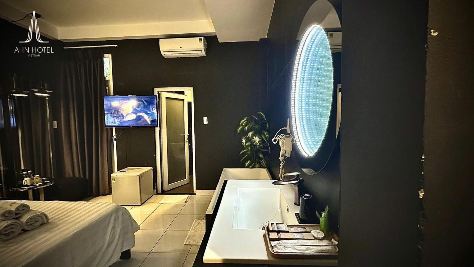 A In Hotel Glamour Ho Chi Minh-staden Exteriör bild