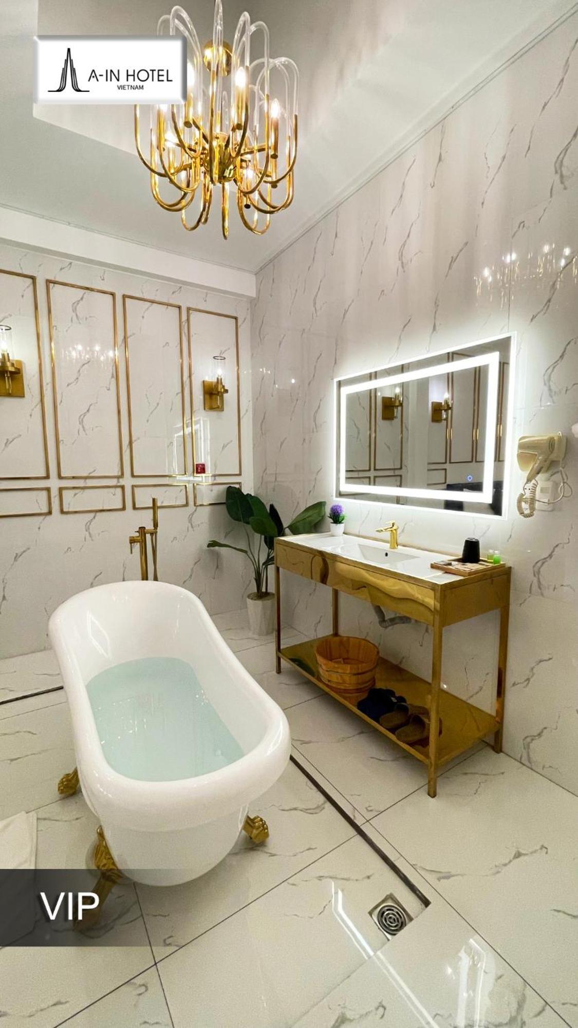 A In Hotel Glamour Ho Chi Minh-staden Exteriör bild